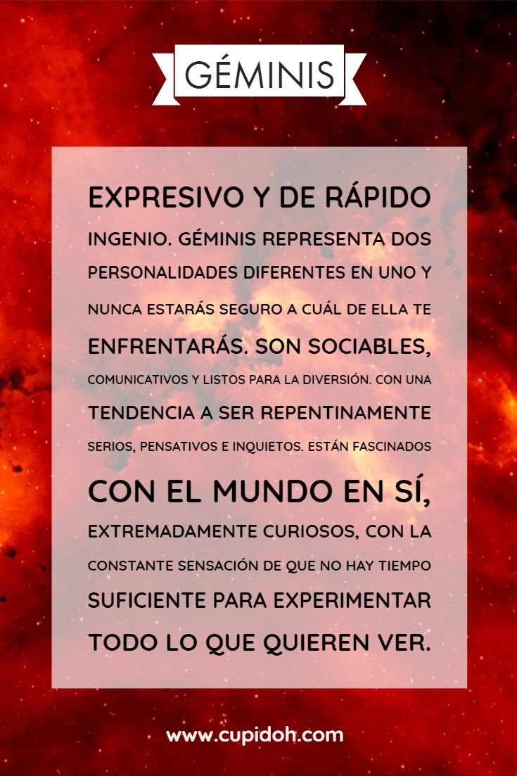 personalidad de Géminis