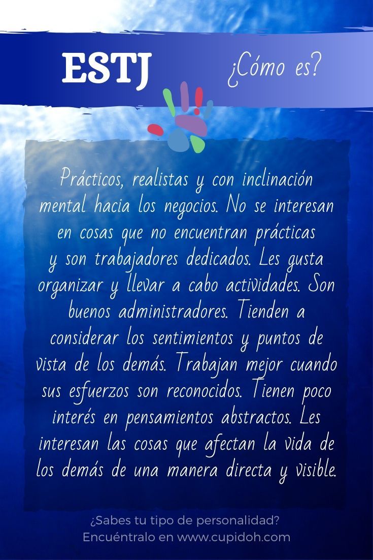 estj personalidad