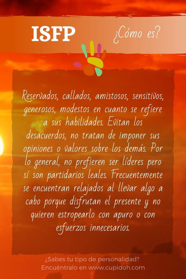 isfp personalidad