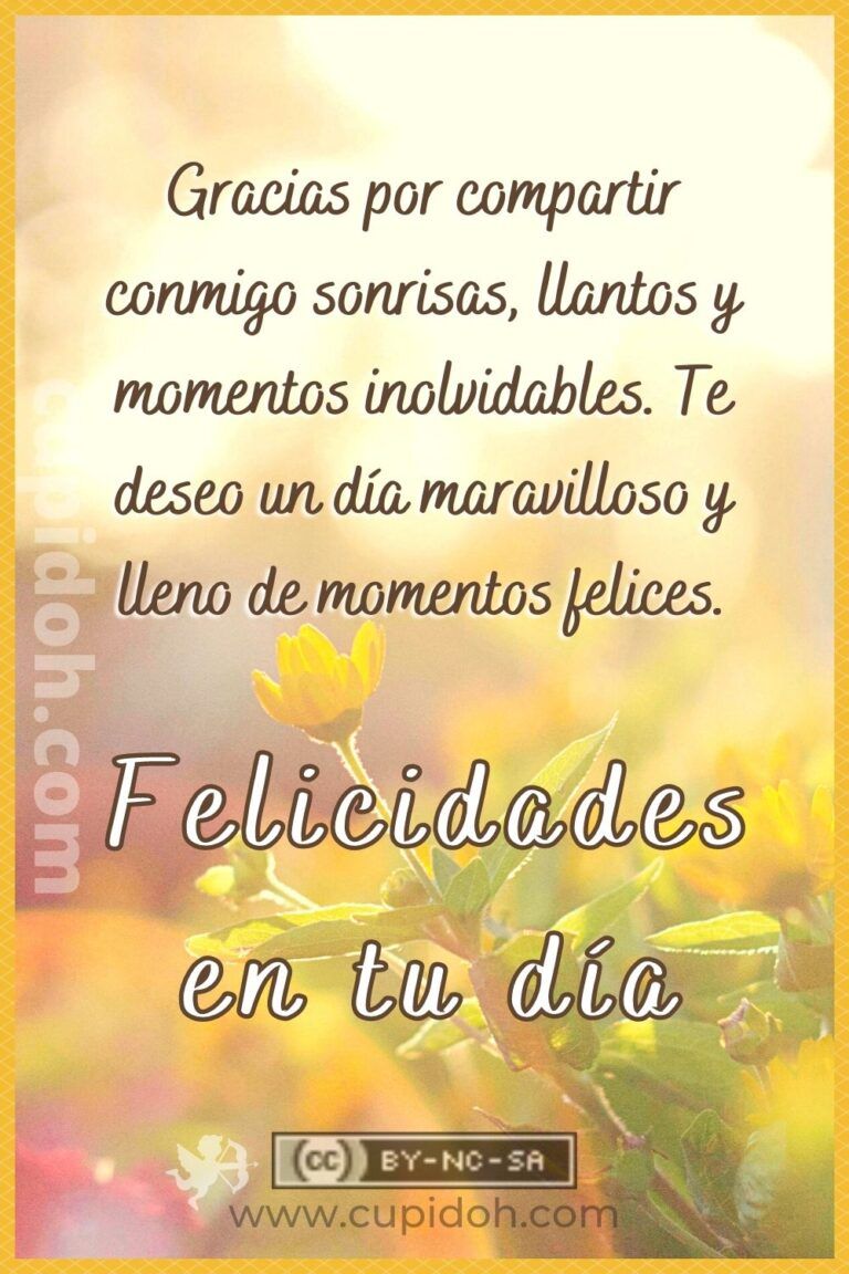 Feliz santo con flores