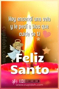 Feliz santo felicitaciones